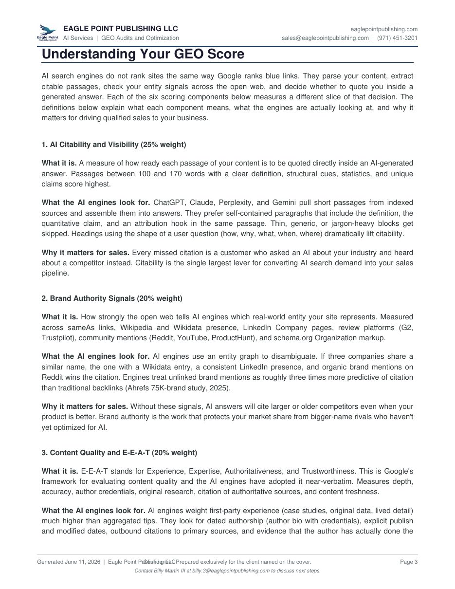 EPP GEO audit report page 3