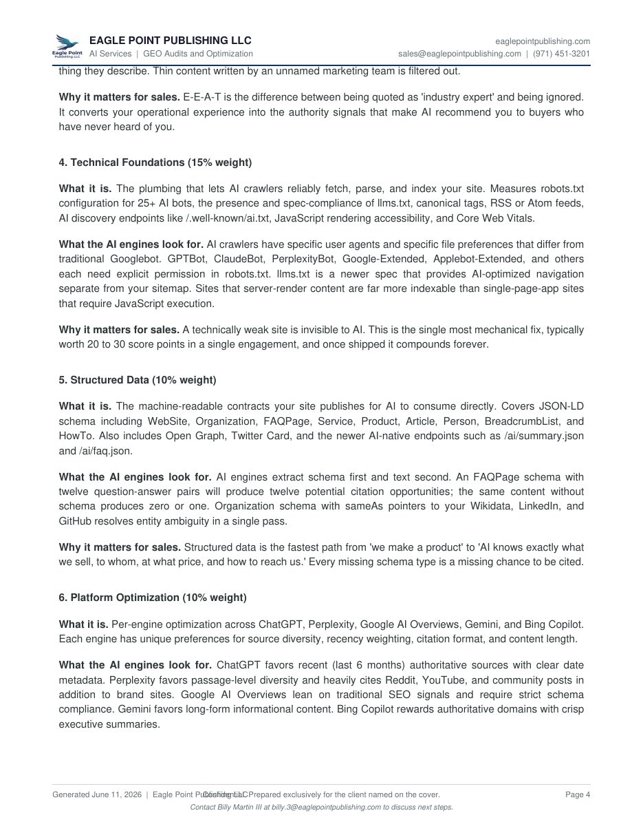 EPP GEO audit report page 4