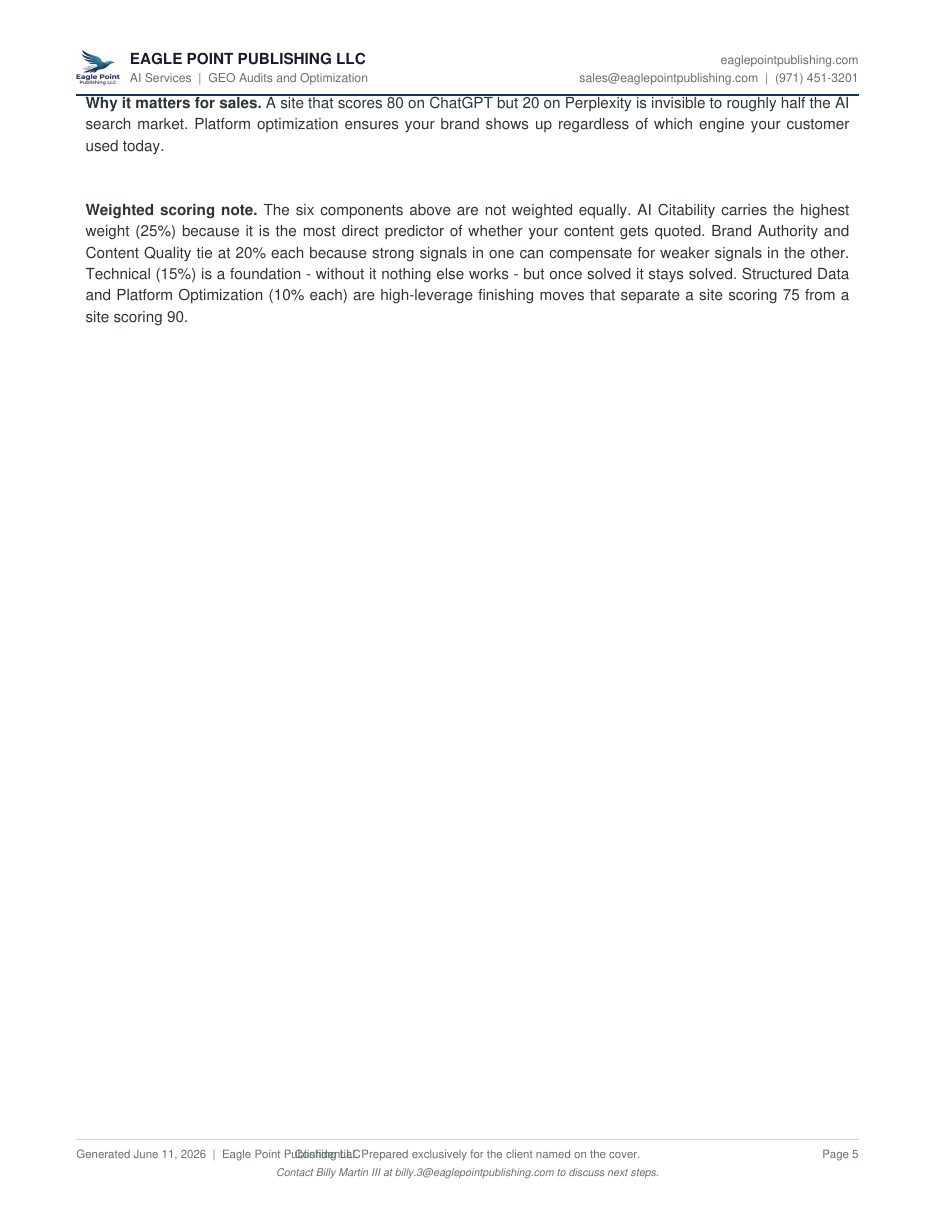 EPP GEO audit report page 5