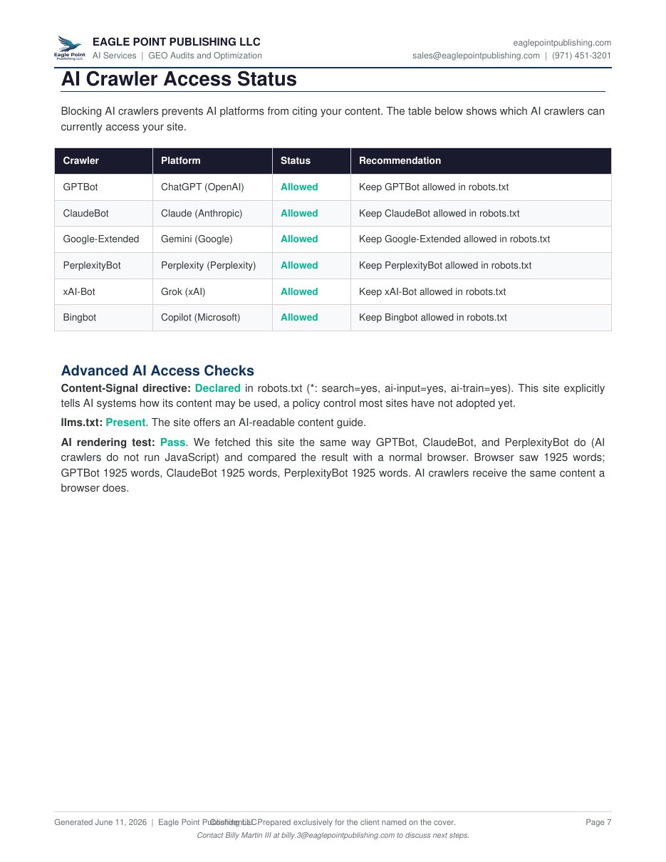 EPP GEO audit report page 7
